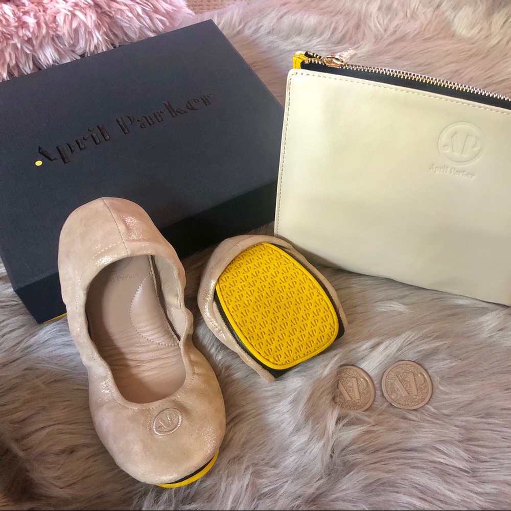 Turtledove Beige April Parker Shoes